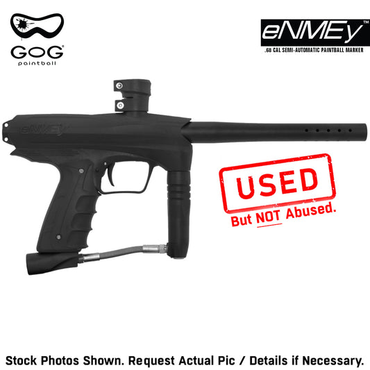 CLEARANCE GoG eNMEy Gen2 .68 Caliber Paintball Gun Marker - Black - USED But NOT Abused