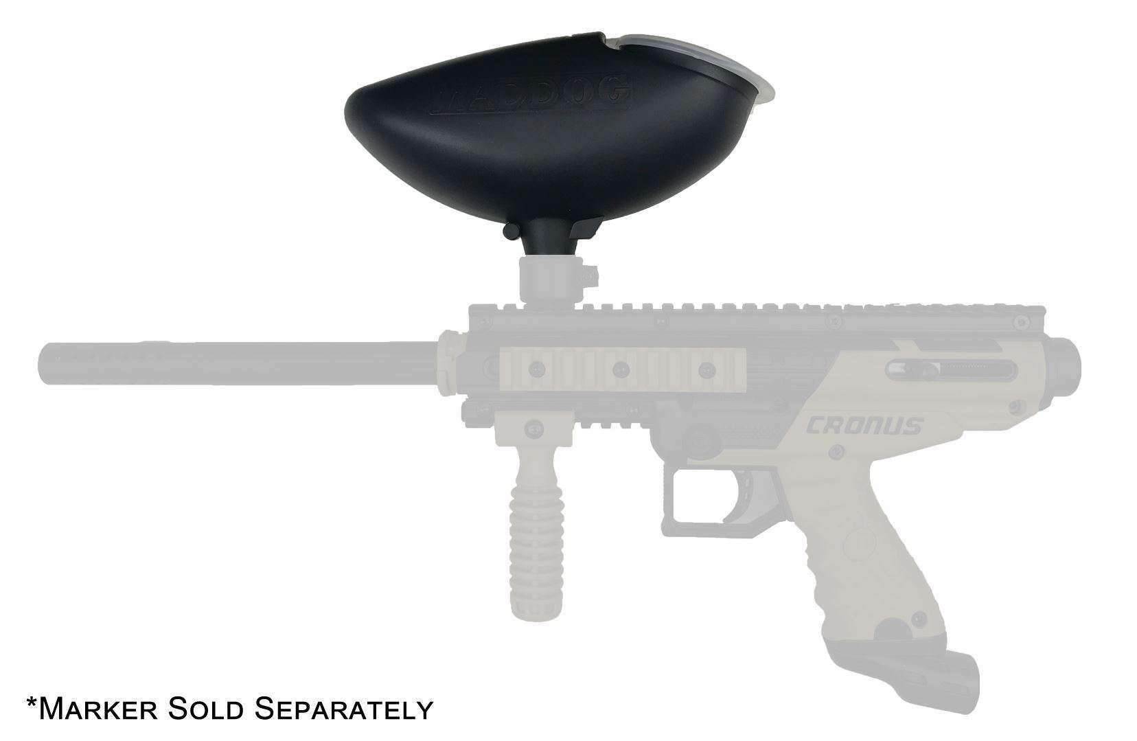 CLEARANCE - Maddog 200 Round Paintball Hopper Loader - Black - OPEN BOX