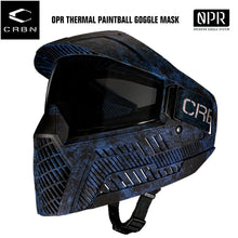 CLEARANCE Carbon OPR Operator Thermal Paintball Goggles Mask - Blue Camo
