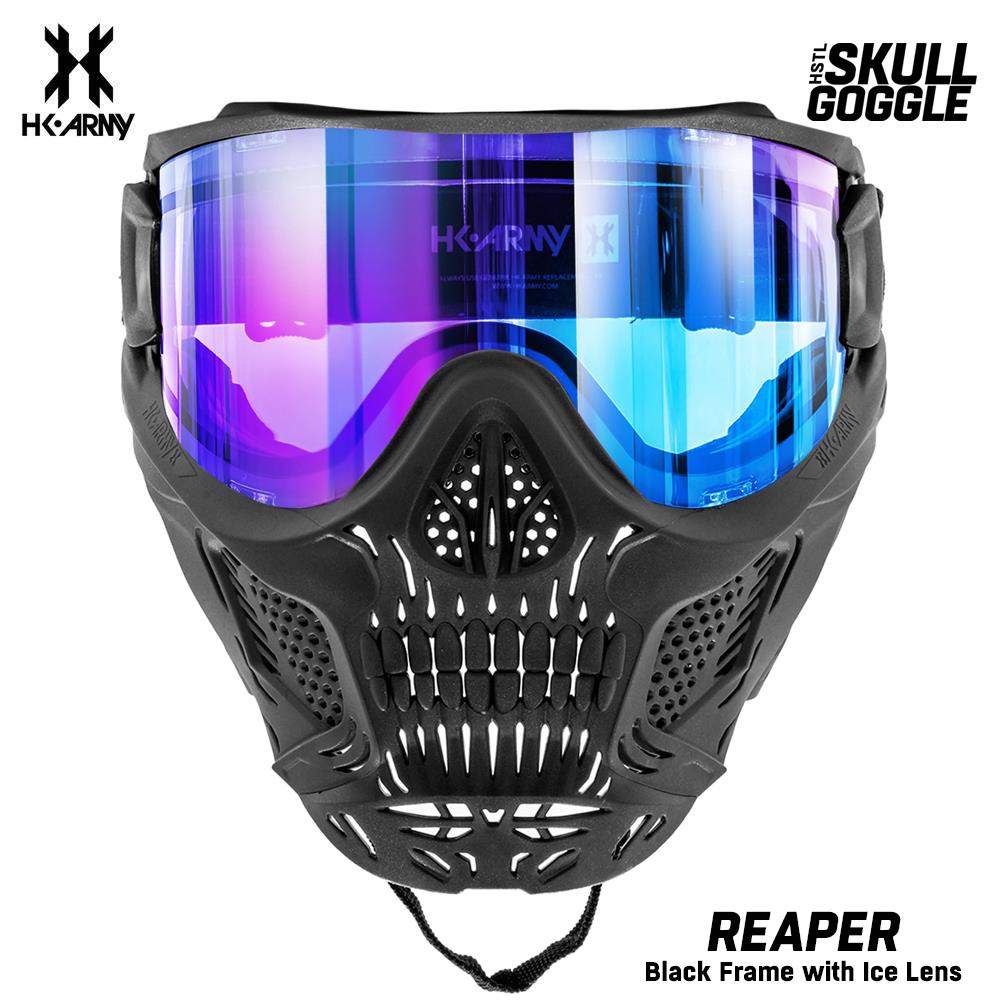 HK Army HSTL SKULL Goggle Paintball Airsoft Mask with Thermal Anti-Fog Lens - Reaper