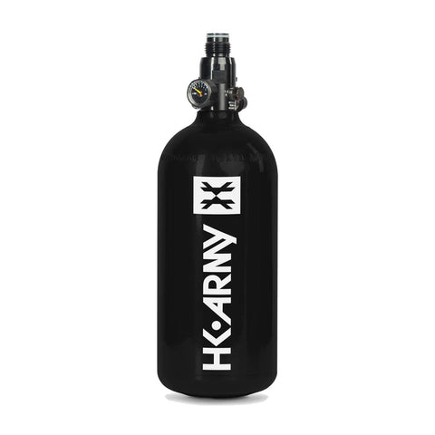 CLEARANCE HK Army 48/3000 Aluminum Compressed Air HPA Paintball Tank - Black - 09/2021