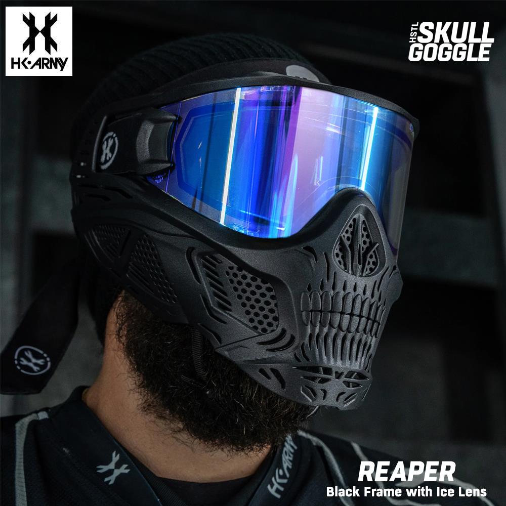 HK Army HSTL SKULL Goggle Paintball Airsoft Mask with Thermal Anti-Fog Lens - Reaper