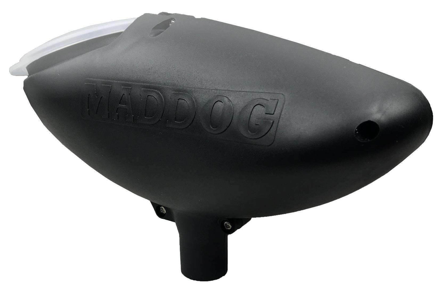 CLEARANCE - Maddog 200 Round Paintball Hopper Loader - Black - OPEN BOX
