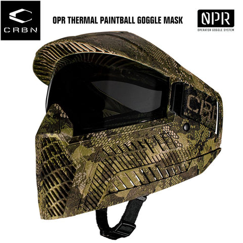 CLEARANCE Carbon OPR Operator Thermal Paintball Goggles Mask - Camo