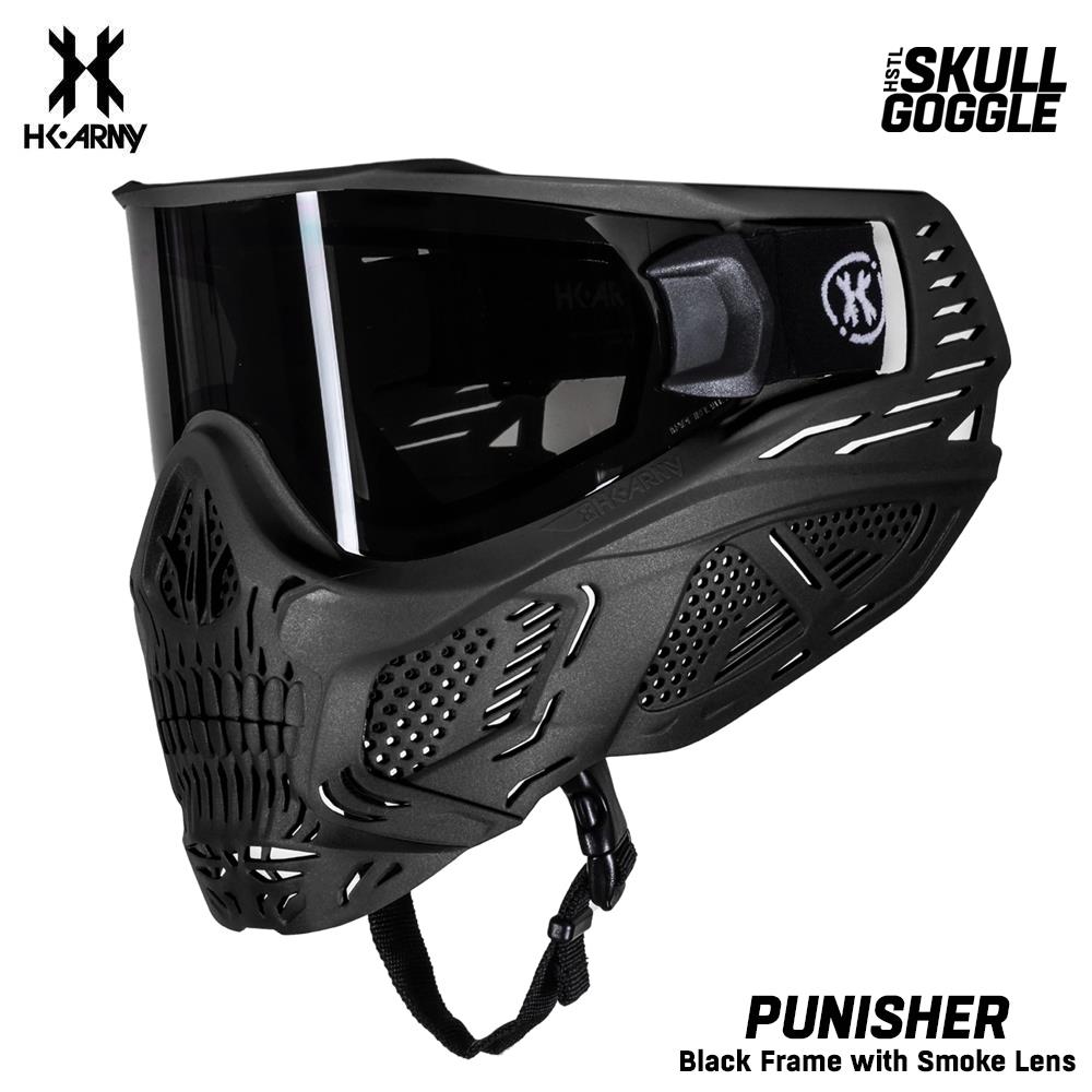 CLEARANCE HK Army HSTL SKULL Goggle Paintball Airsoft Mask with Thermal Anti-Fog Lens - Punisher