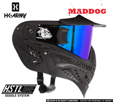 Maddog HK Army HSTL Goggle Paintball Airsoft Mask with Anti Fog Thermal Lens - Black w/ Ice Lens