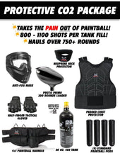 Maddog Azodin Kaos 3 Protective CO2 Paintball Gun Marker Starter Package