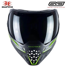 Empire EVS Thermal Paintball Mask - Black / Lime Green - PaintballDeals.com
