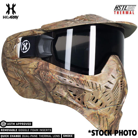 CLEARANCE - HK Army HSTL Goggle Thermal Dual Paned Paintball Mask - Tree Camo