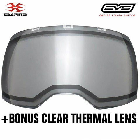 Empire EVS Thermal Paintball Mask Goggles - Black / Red - PaintballDeals.com