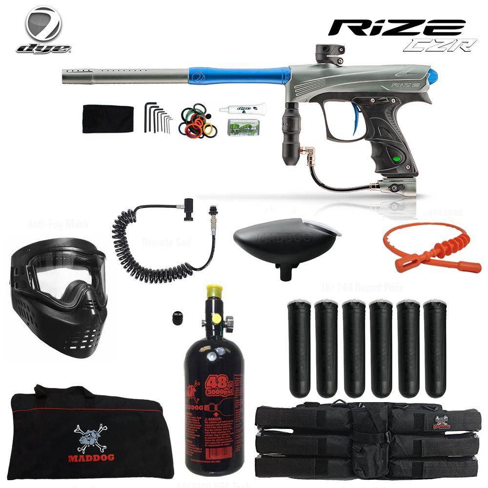 Dye Rize CZR Corporal HPA Paintball Gun Package