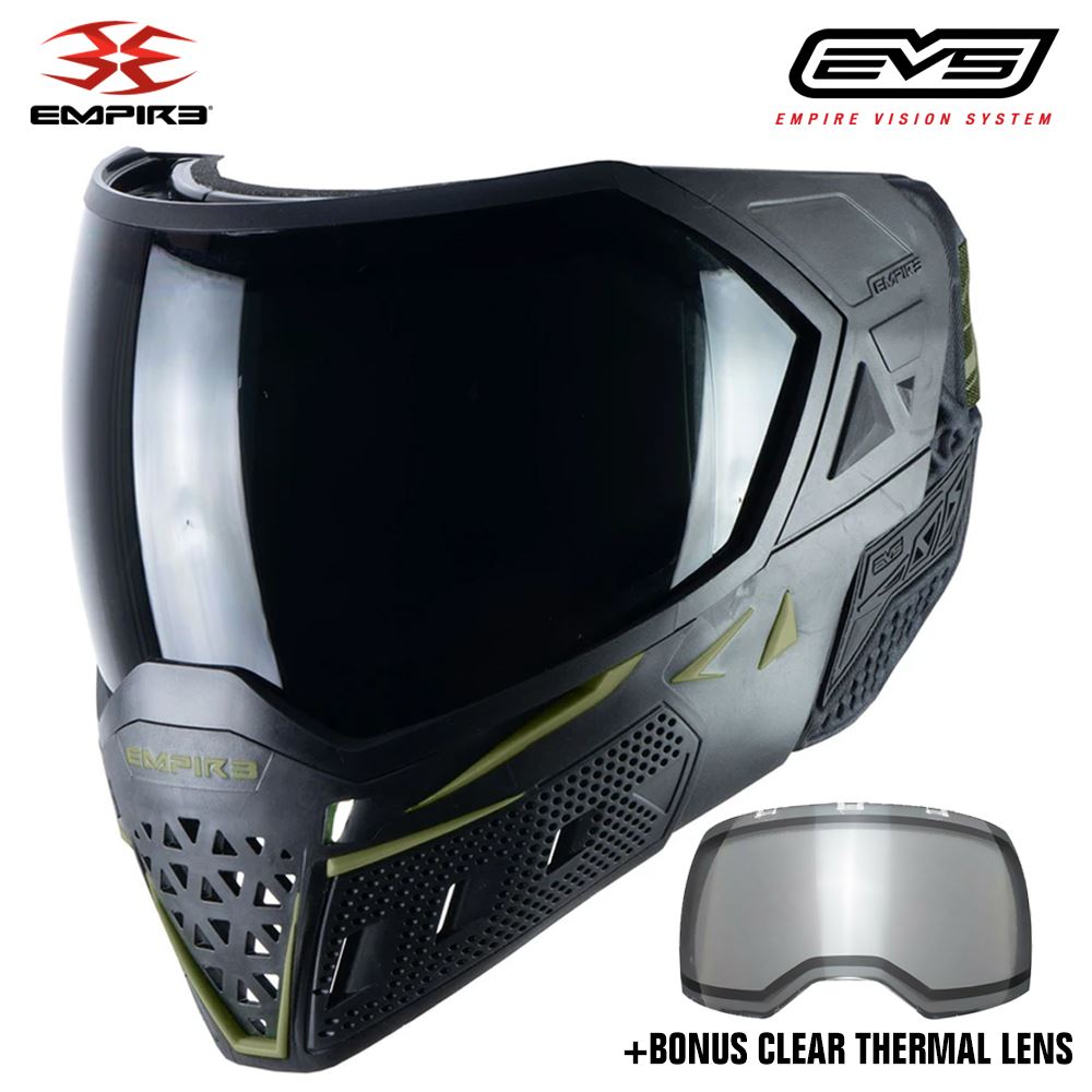 Empire EVS Thermal Paintball Mask Goggles + BONUS CLEAR THERMAL LENS 2021 Edition