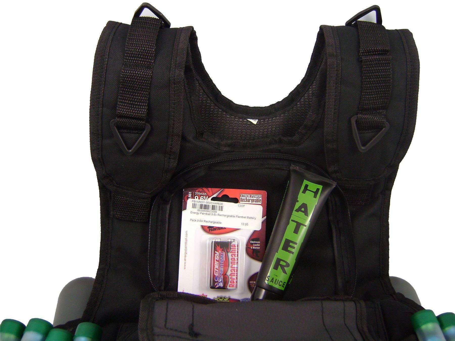 CLEARANCE - Maddog Tactical Paintball Vest - Black - OPEN BOX