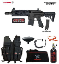 Tippmann TMC MAGFED Lieutenant HPA Attack Vest Paintball Gun Package