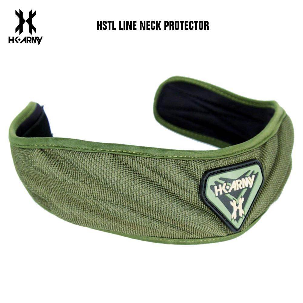 HK Army HSTL Line Padded Neck Protector - One Size Fits All - Olive - PaintballDeals.com