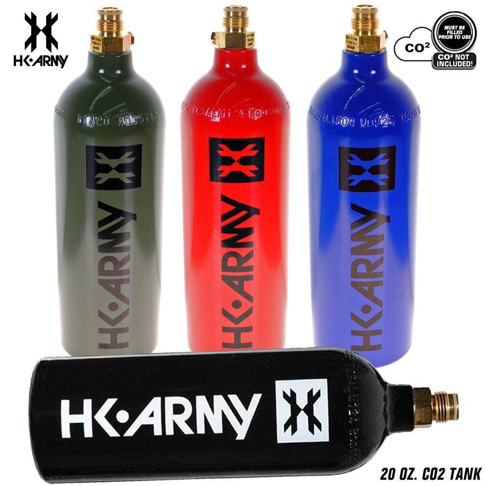 HK Army 20oz Aluminum CO2 Paintball Tank - PaintballDeals.com