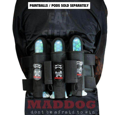 Maddog Pro Paintball Harness Pod Vertical Holder Belt 3+2 4+3 5+11