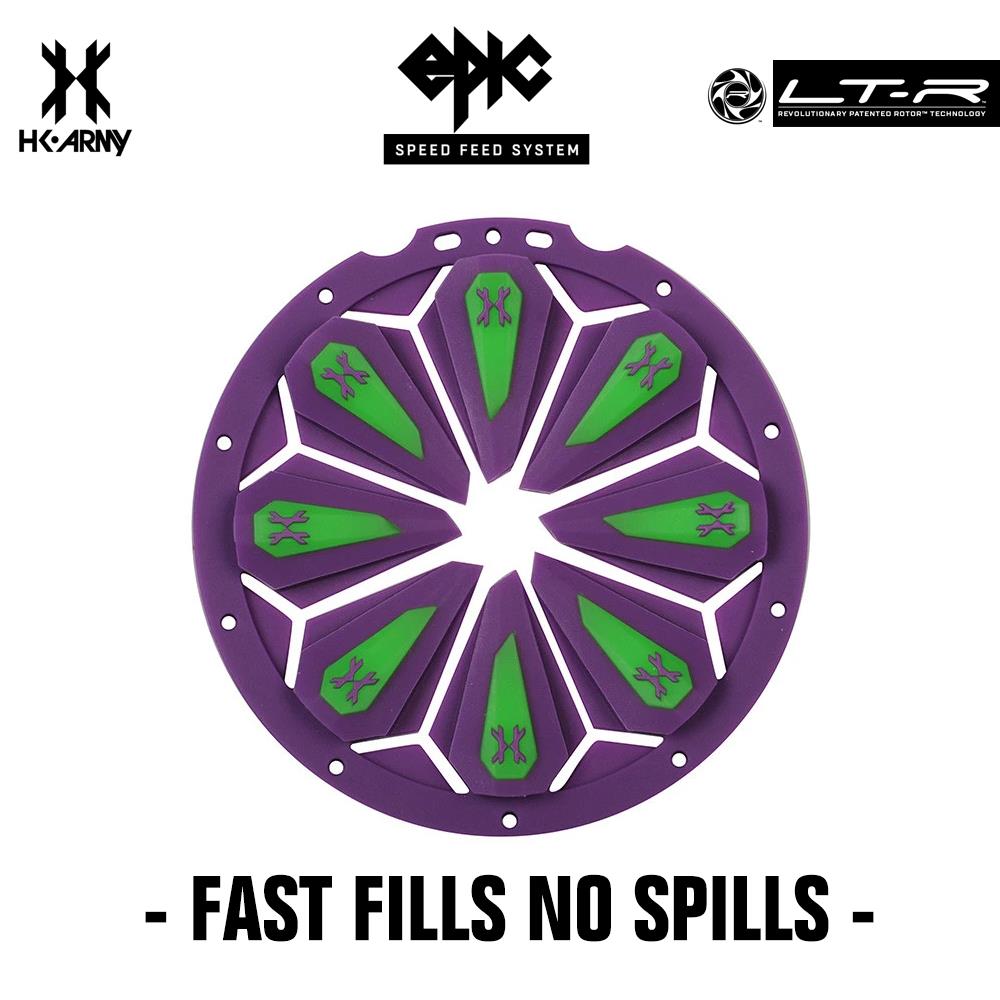 Dye LT-R Electronic Paintball Loader with HK Army Epic Speed Feed