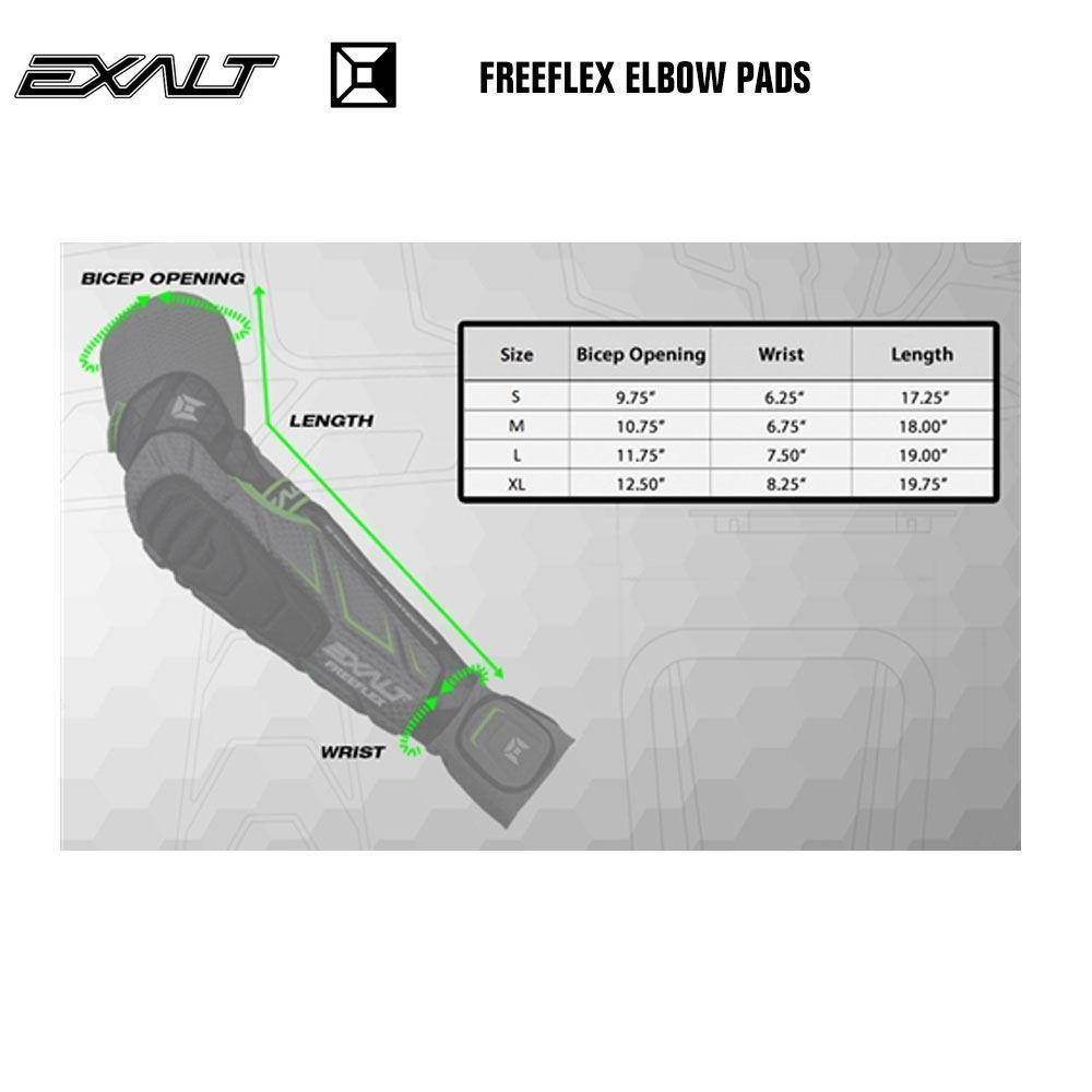 Exalt FreeFlex Protective Paintball Elbow Pads - PaintballDeals.com