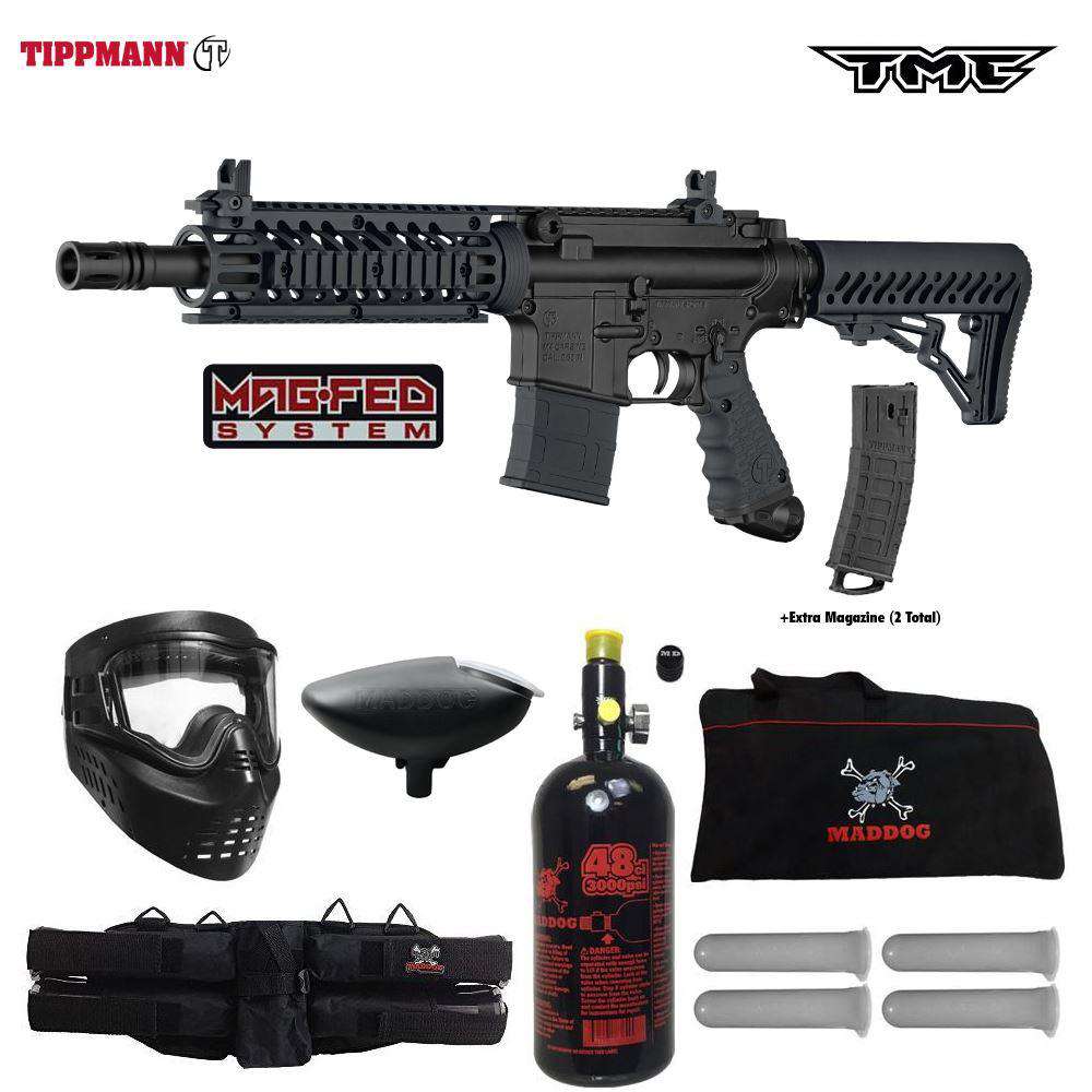 Tippmann TMC MAGFED Beginner HPA Paintball Gun Package B