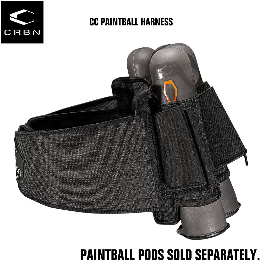 Carbon Paintball CC Paintball Harness Vertical Pod Holder