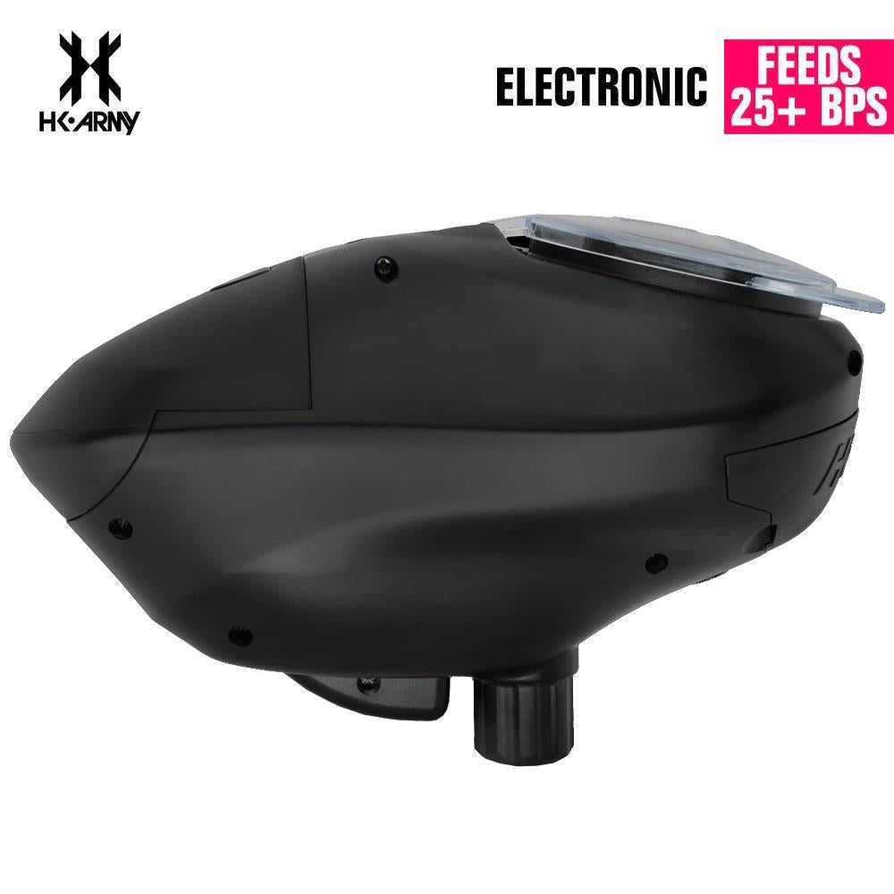 HK Army Speed Electronic Paintball Loader with Epic Speed Feed - 25+ BPS