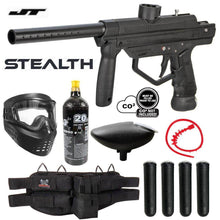 Maddog JT Stealth Semi-Automatic .68 Caliber Paintball Gun Starter Package - PaintballDeals.com