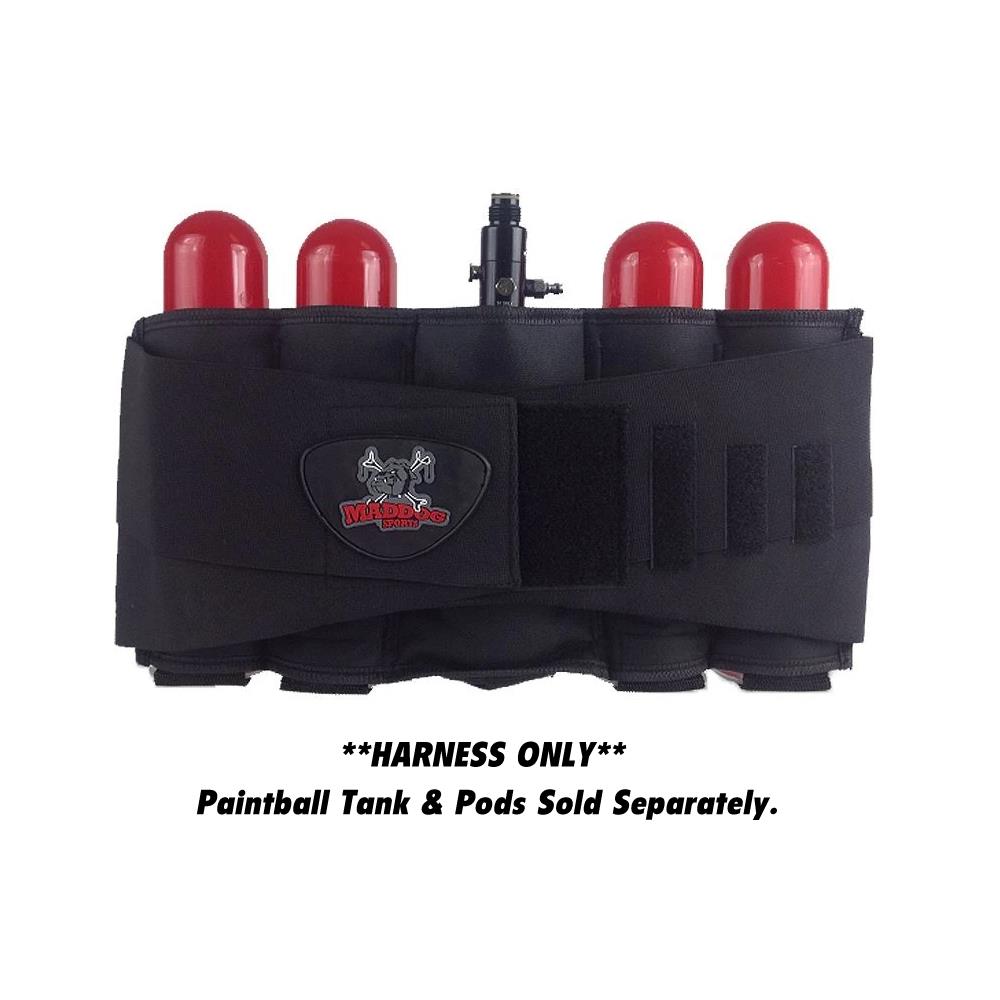 CLEARANCE Maddog 4+1 Vertical Paintball Harness - Black | Used But NOT Abused