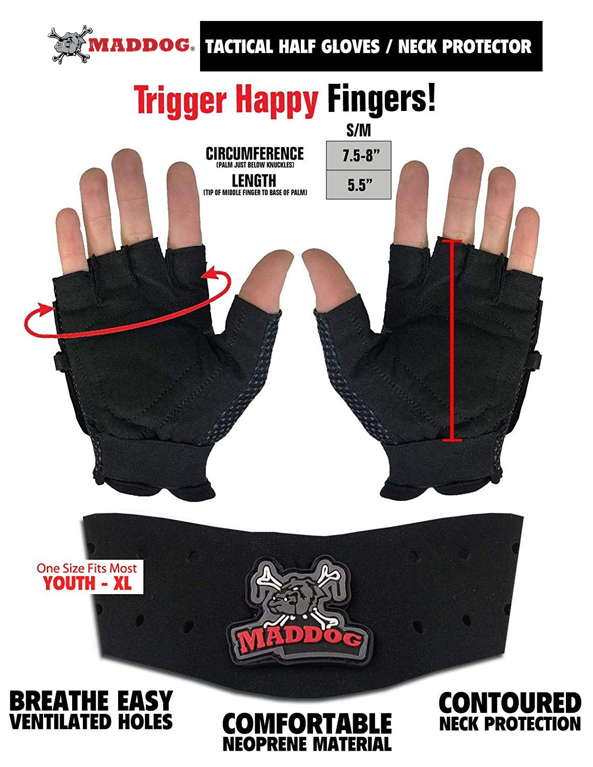 Maddog Tippmann A-5 Starter Protective CO2 Paintball Gun Marker Package