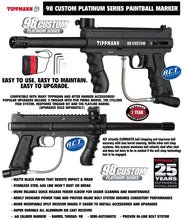 Maddog Tippmann 98 Custom Platinum Series Silver CO2 Paintball Gun Marker Starter Package