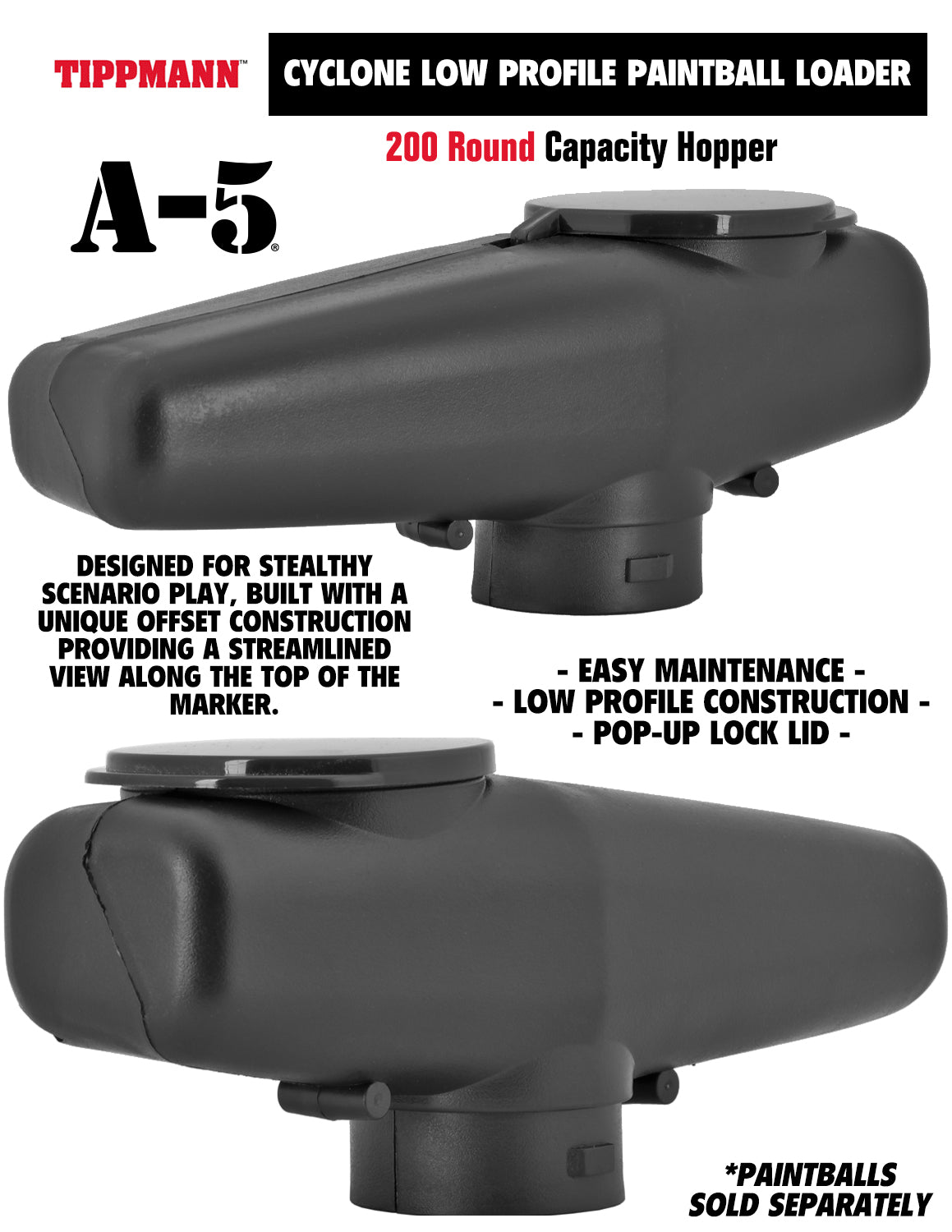 Tippmann A-5 .68 Caliber Paintball Marker Gun