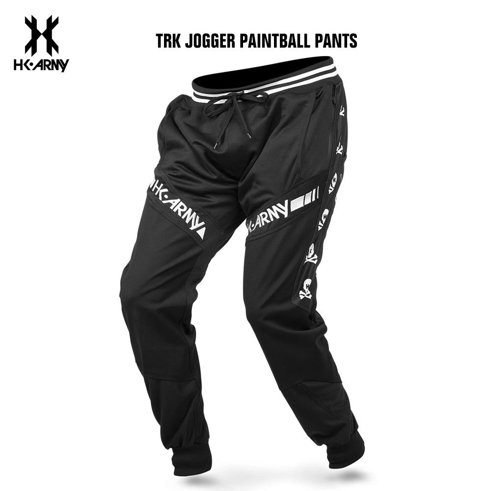 HK Army TRK Jogger Paintball Pants - Skulls Black