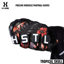 HK Army Freeline Knucklez Paintball Gloves - Tropical Skull