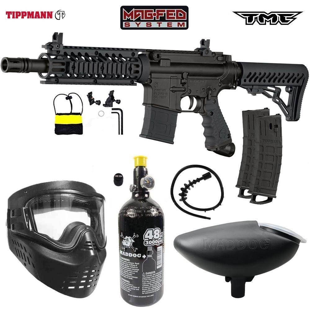 Maddog Tippmann TMC MAGFED Bronze Paintball Gun Starter Package - PaintballDeals.com