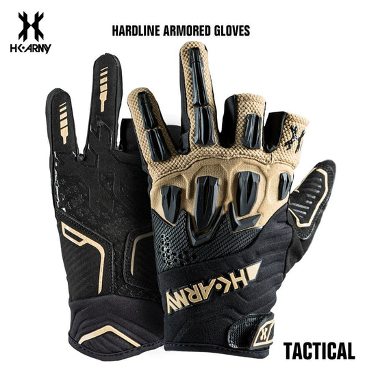 HK Army Hardline Armored Paintball Gloves - Tactical