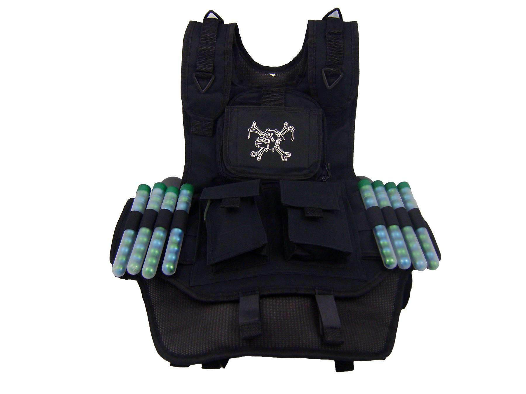 CLEARANCE - Maddog Tactical Paintball Vest - Black - OPEN BOX