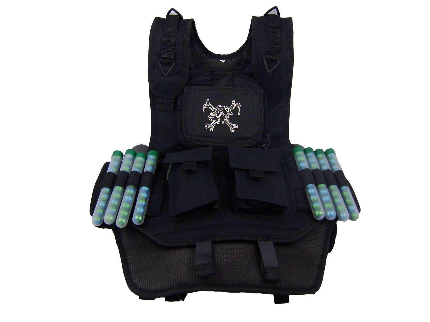 CLEARANCE - Maddog Tactical Paintball Vest - Black - OPEN BOX