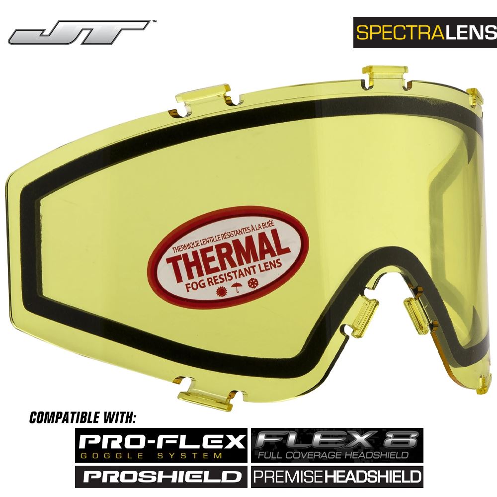 JT Spectra Paintball Mask Dual-Pane Thermal Replacement Lens