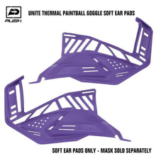 Push Unite Paintball Goggle Mask Soft Ear Pads - Purple - PaintballDeals.com