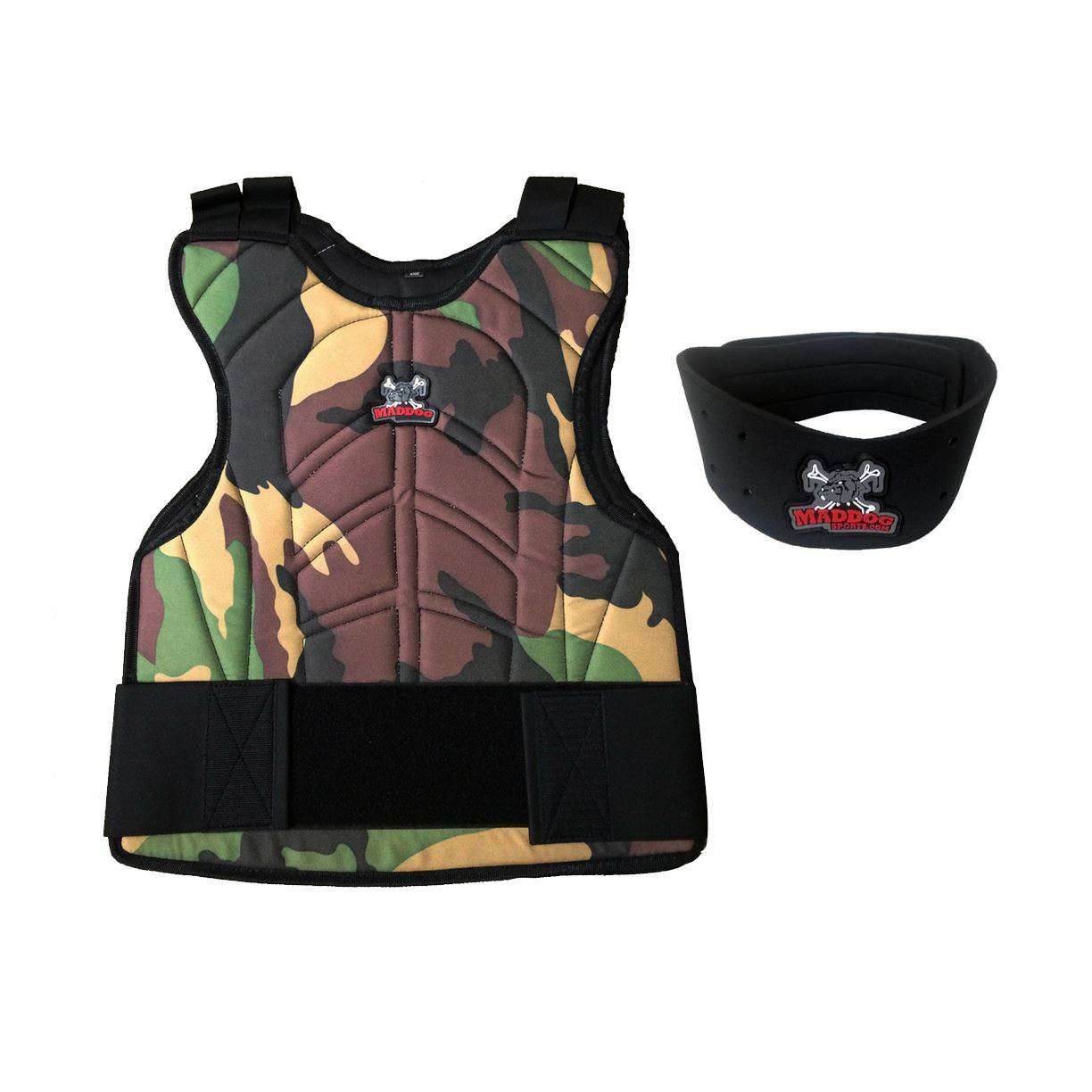 Maddog® Padded Chest Protector w/ Neck Protector Safety Combo