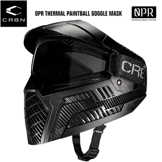 CLEARANCE - Carbon OPR Operator Thermal Paintball Goggles Mask - Black - USED But Not Abused