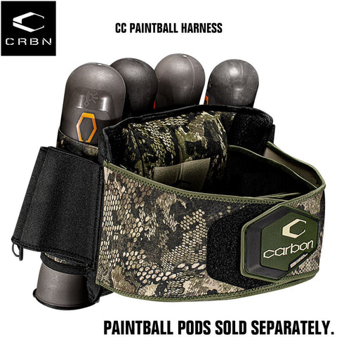 Carbon Paintball CC Paintball Harness Vertical Pod Holder