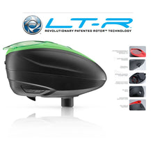 CLEARANCE Dye LT-R Electronic Paintball Loader - Black / Lime