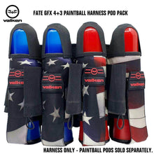 Valken Fate GFX 4+3 Paintball Harness Pod Pack - PaintballDeals.com