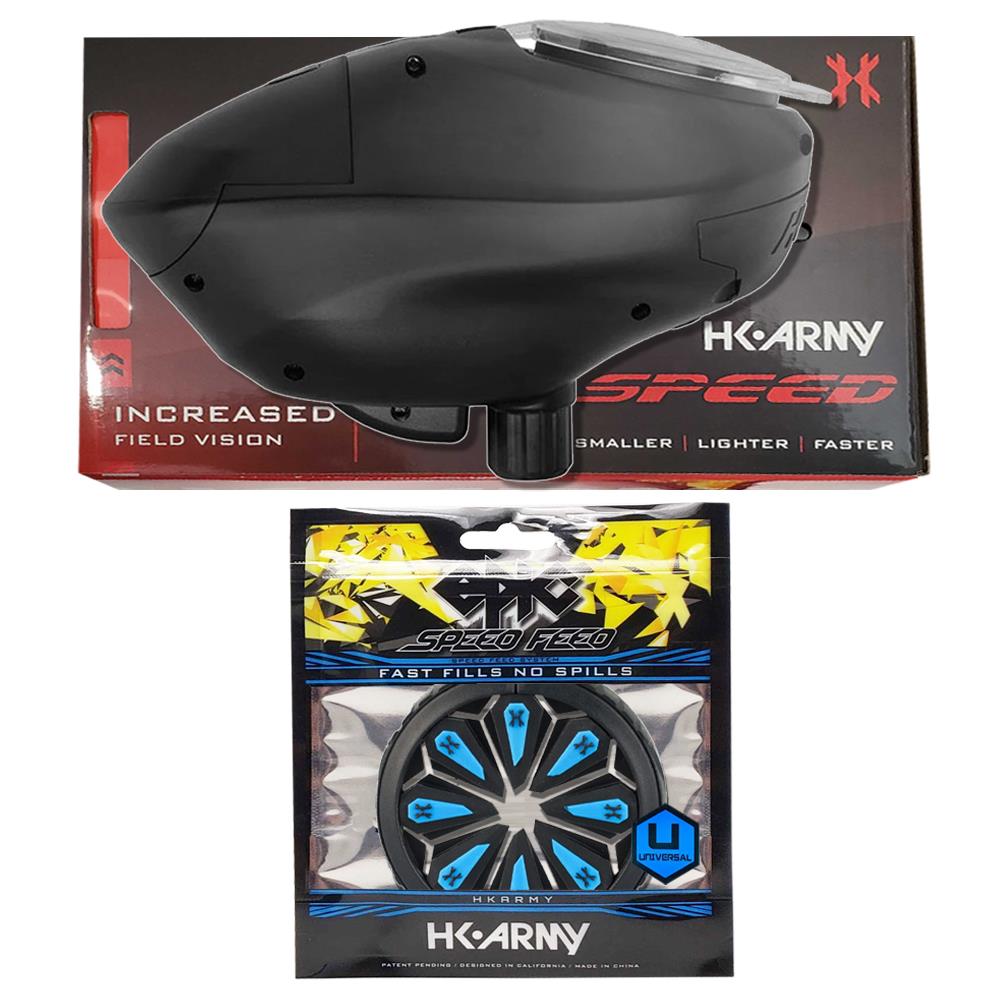 HK Army Speed Electronic Paintball Loader with Epic Speed Feed - 25+ BPS