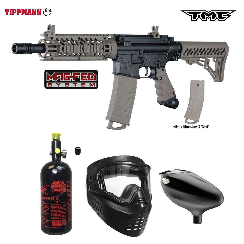 Tippmann TMC MAGFED Beginner HPA Paintball Gun Package A