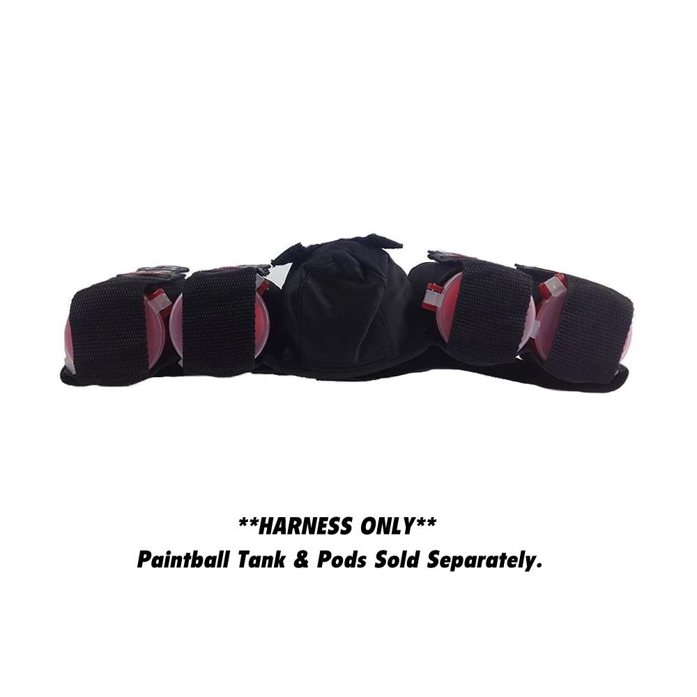 CLEARANCE Maddog 4+1 Vertical Paintball Harness - Black | Used But NOT Abused