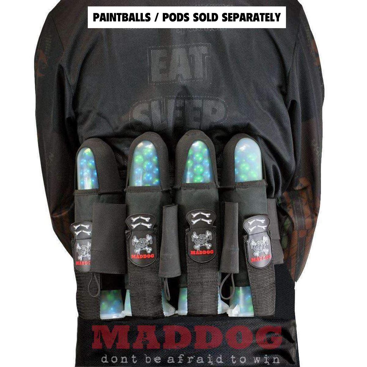 CLEARANCE Used Maddog Pro Paintball 4+3 Pod Pack Harness