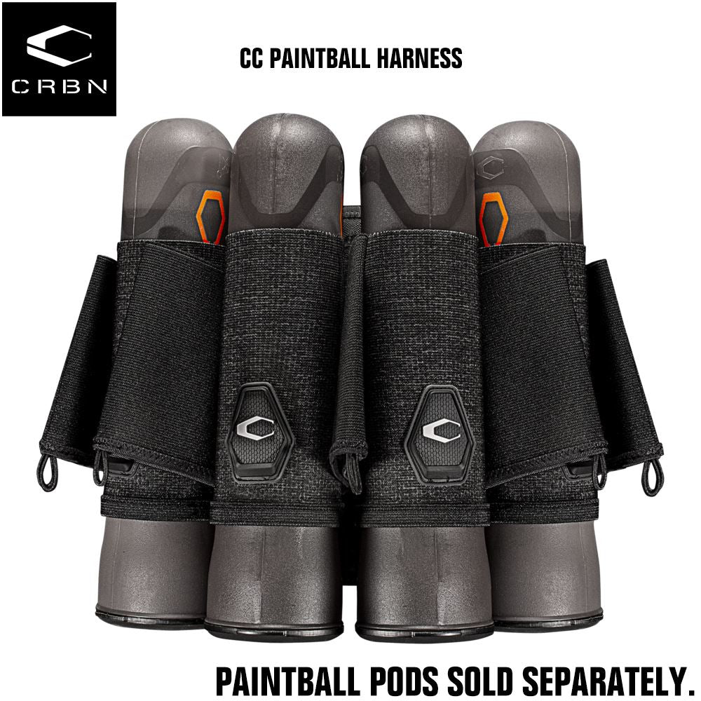 Carbon Paintball CC Paintball Harness Vertical Pod Holder