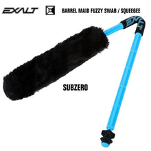 Exalt Paintball Barrel Maid Fuzzy Swab Squeegee - SubZero - Blue / Black - PaintballDeals.com